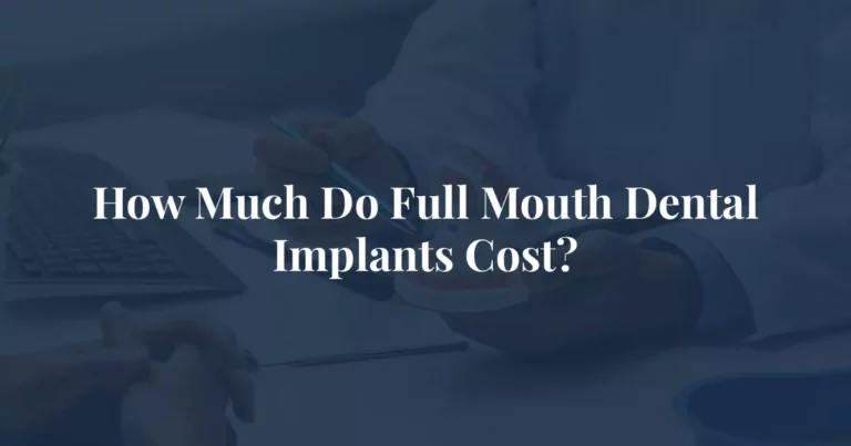 Full mouth dental implant cost at Center for Oral & Maxillofacial Surgery in New Jersey
